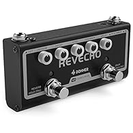 ☑️[2-in-1 Pedal] The 2-in-1 Revecho pedal seamlessly integrates meticulously chosen delay and reverb effects, offering musicians a powerful combination of tonal possibilities in a single, compact pedal. ☑️[Instant Precision Control] Adjustable effect...