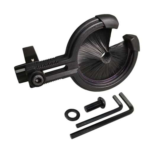 longbowmaker Whisker Biscuit Quick Shot Archery Arrow Rest - Full Containment Brush Rest for Accurate Shots for Left and Right Bow (Black)