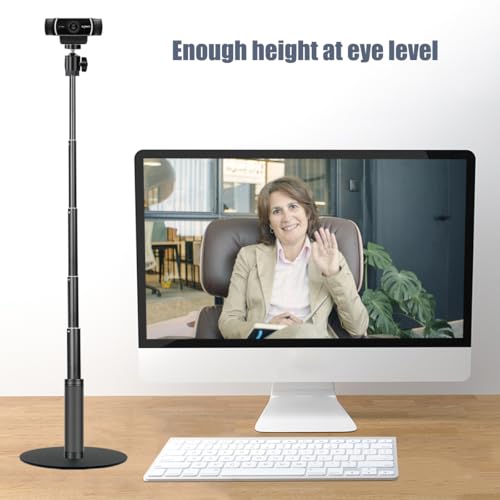JCWINY Webcam Stand, 28 Inch Web Cam Stand for Desk, Adjustable Webcam Mount Camera Stand for Logitech Webcam C922 C930e C920S C920 C615 C960 C920x BRIO 4K NexiGo N60 and Others by JCWINY - Image 2