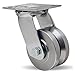 Hamilton Stainless Steel V-Grooved Caster - 4"Dia.X2"W Wheel - Precision Ball Bearing - Swivel