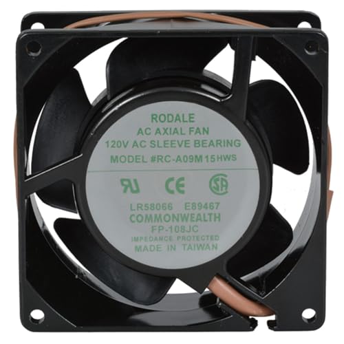 Image of Common Wealth 120 Volt AC 92x92x38mm Tubeaxial Fan
