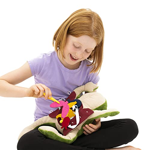 Image of KiwiCo Froggie Lab Dissection Plush Toy | 5-Piece Organ Anatomy Learning Activity | Interactive Biology STEM Stuffed Animal for Kids Ages 3+ - Art & Science Gift