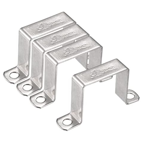 sourcing map U Shaped Connector Bracket 304 Stainless Steel Cover