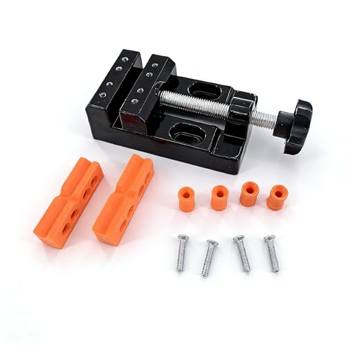 BUYSK Mini Bench Vice Clamp Mini Flat Clamp Opening Parallel Table Vise