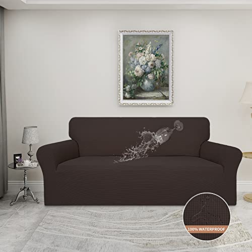 Image of Easy-Going 100% Waterproof Couch Cover, 3 Cushion Couch Slipcover for Sofa