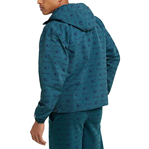 Image of Champion Men's Jacket, Windbreaker Jacket for Men,anorak Jacket With Scuba Hood,water-resistant