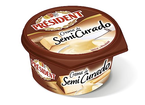 Président Crema de Queso Semicurado Tarrina, 125g