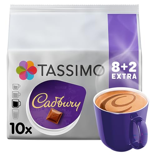 Tassimo Cadbury Hot Chocolate Pods 10 Servings 160g