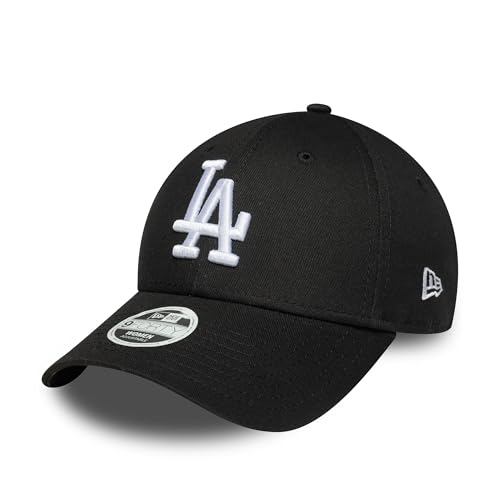 Casquette New Era 9Forty femme broderie blanche Dodgers noire coton