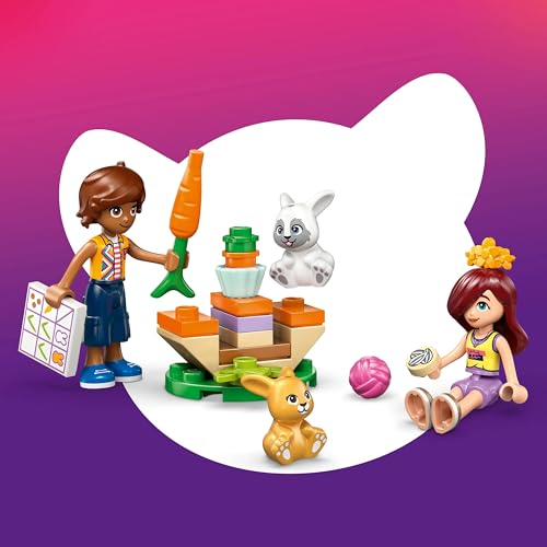 Image of LEGO Friends Heartlake City Bunny Hotel - 2 Minidolls and 2 Toy Bunny Figures - 42679