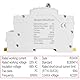 Heschen ATS Dual Power Automatisch überweisen Schalter, HSG2R-63, 2P, 63A 220VAC, PC Klasse, Stromversorgungssteuerung Unterbrechungsfreier Transferschalter, 35mm DIN-Schienenmontage