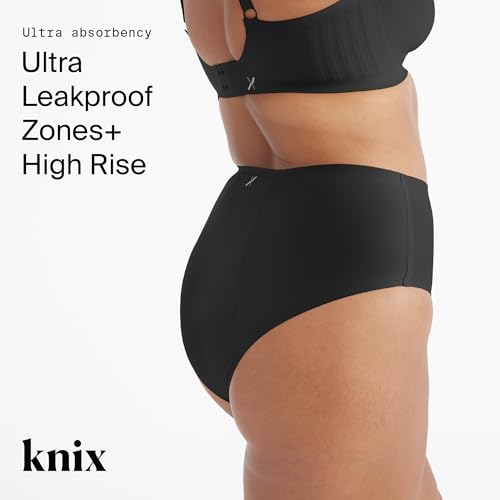 KNIX Zones+ Period Panties - Back Coverage Ultra Leakproof High Rise Underwear - Machine Washable2