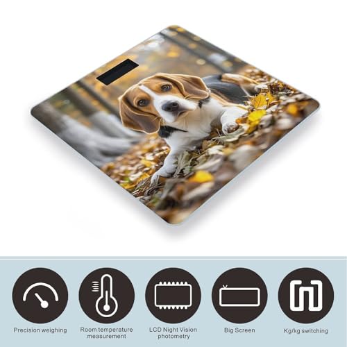 Báscula digital Cute Beagle para peso corporal miniatura 3