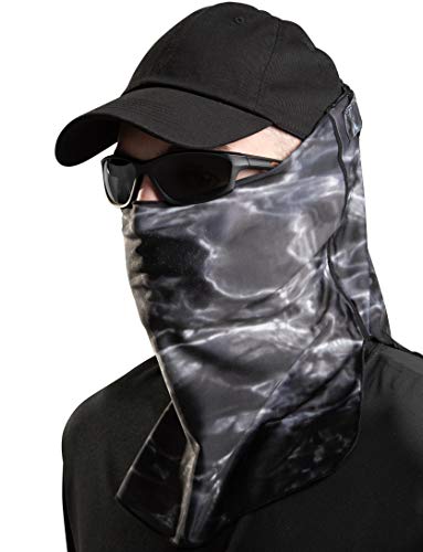 Sun Wind Mask for Men Size Adjustable XS-2XL: UPF 50+ Half Mask Tube