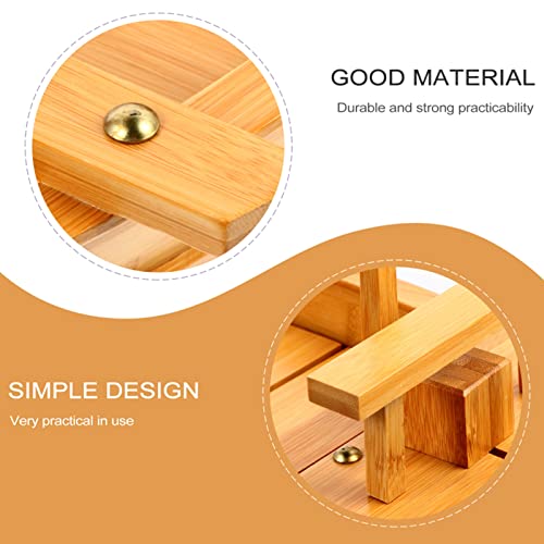 Bandeja grande para sushi de bambú/ madera miniatura 3