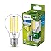 Price comparison product image Philips Ultra Efficient - Ultra energy saving lights, LED light source, 60W, A60, E27, Cool White 4000 kelvin, clear