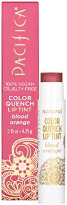 Pacifica Color Quench Lip Tint, Blood Orange, 0.15 Ounce,1 Count