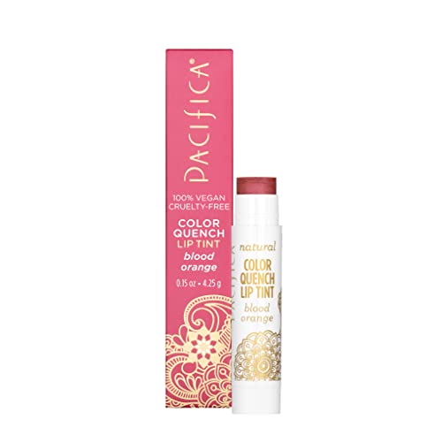 Pacifica Color Quench Lip Tint, Blood Orange, 0.15 Ounce,1 Count #TOP3