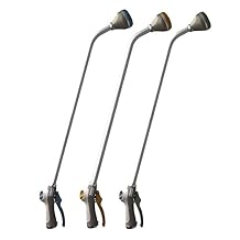 Nelson 851452-1001 Shower Spray Pattern Watering Wand with Rezimar Head and Flow Control, Color Received May Vary - One Wand Per Order