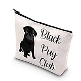 pug black puppy 【Trousse à cosmétiques multifonctionnelle】: ces trousses de maquillage peuvent non seulement stocker vos cosmétiques, mais également des bijoux, des accessoires électroniques, un appareil photo, des huiles essentielles, des articles de toilette, des articles de rasage, des objets de valeur et ainsi de suite.