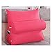 ZHYLing Sofa leżak TV czytanie poduszka lędźwiowa wystrój domu poduszka oparcie łóżko krzesło biurowe poduszka wsparcie talia poduszka (kolor: Róża A, rozmiar: 45 x 45 x 20 cm)