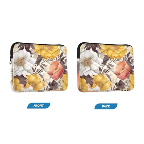 Funda para portátil 13-14 Pulgadas con diseño Floral acuarela miniatura 2