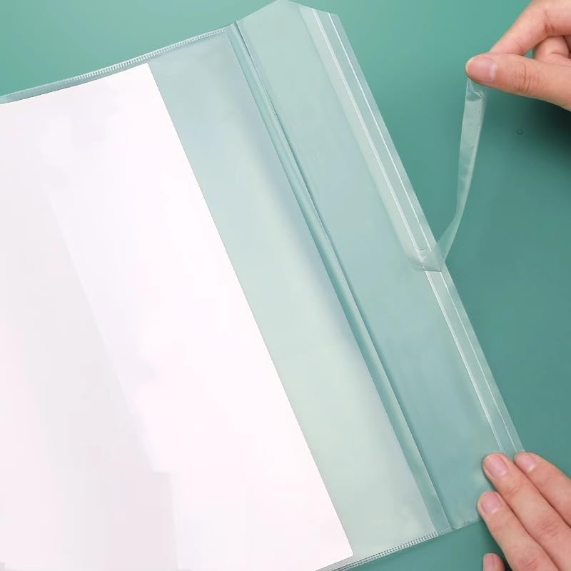 FYCAN Book Cover, 20 Pieces Transparent, Textbooks Waterproof Soft Plastic Book Self-Adhesive, Tear-Resistant Notebook Protector Book Cover for Students, Durable, Easy to Use -A4-34 x 47cm-1 2