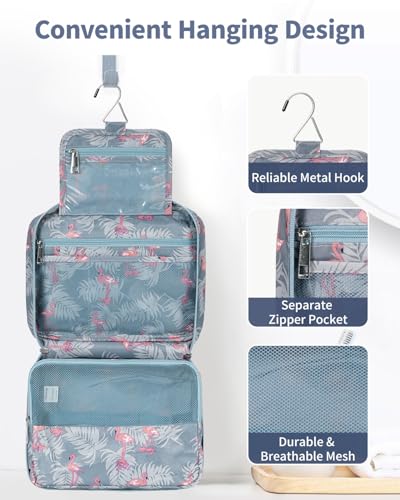 Travel Hanging Toiletry Wash Bag Makeup Cosmetic Organizer for Women Girls Kids Waterproof