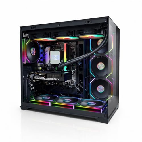 PCGEN Gaming PC Assembly RTX 5050 8GB Graphics Card Upgrade I5 14400F Processor Professional 2 Years Warranty (COVID-X-BLACK Zero GPU Gigabyte 1000 I5 14400F 16GB)