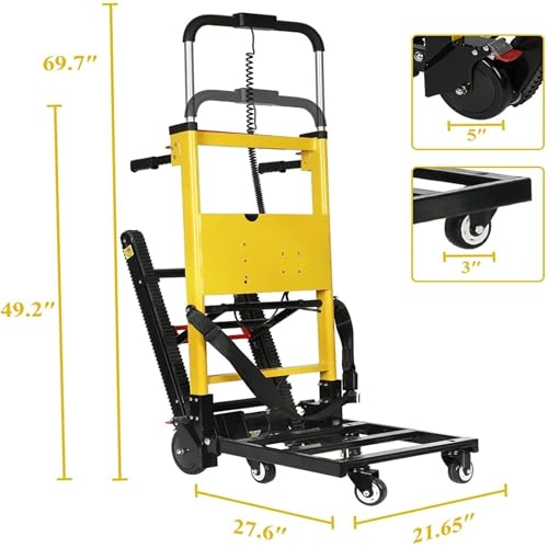 Carretilla eléctrica para escaleras con capacidad 441 lb miniatura 7