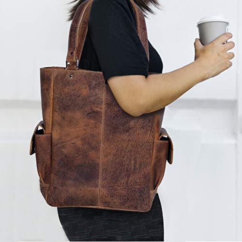 Bolso Tote de Cuero para Mujer miniatura 2