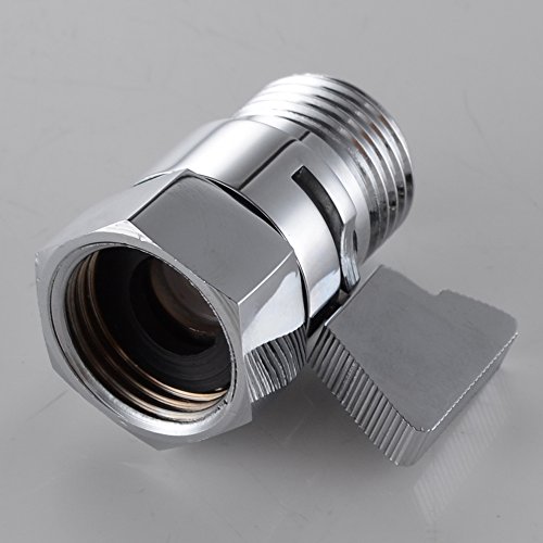 Kes Shower Shut Off Valve G1/2" Brass With Handle Lever Water Flow Control Valve Flow Regulator Polished Chrome, K1140B3-Ch-Kes #TOP3