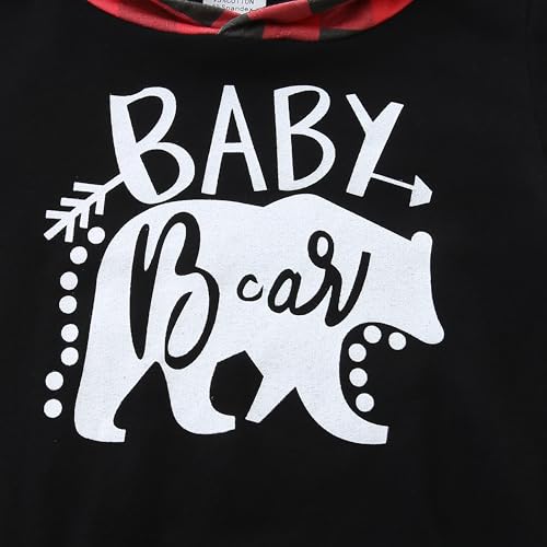 Baby Boy Clothes Long Sleeve Letter Print Bodysuit and Pants Fall Winter Outfit4