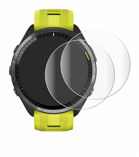 brotect 3D Curved Screen Protector Compatible with Garmin Forerunner 965 (2 Pack) - Full Screen Coverage