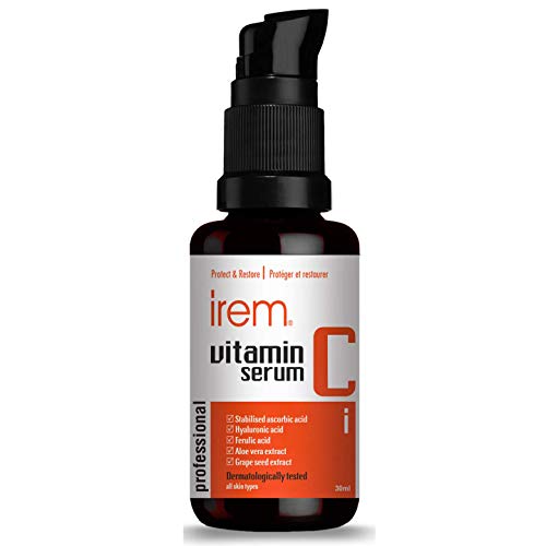75% OFF on Irem Vitamin C Serum for face with Hyaluronic acid, Ferulic acid, Aloe vera and Grape seed extract, 30ml 75% OFF on Irem Vitamin C Serum for face with Hyaluronic acid, Ferulic acid, Aloe vera and Grape seed extract, 30ml