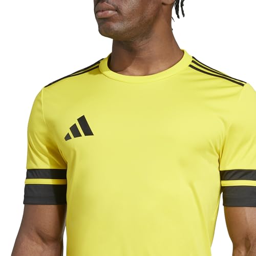 adidas Hombre SQUADRA25 Jersey Short Sleeve, Team Yellow/Black, XL