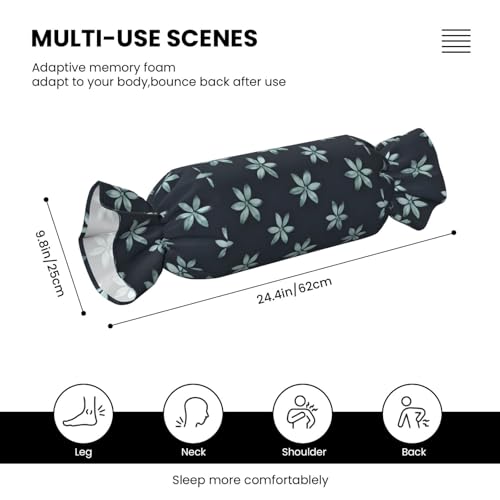 Almohada de espuma viscoelástica negra tamaño único miniatura 3