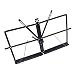 IUPPA Tabletop Music Stand Metal Sheet Music Holder Folding Foldable
