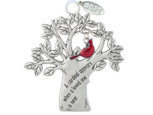 Memorial Ornament, Sympathy Gifts for Men or Women - Choice of 3 Cardinal Memory Ornaments, Loss of Loved One - Comes in a Gift Box So It's Ready for Giving