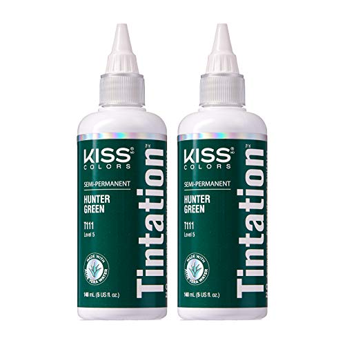 Red by Kiss Tintation Semi-Permanent Hair Color, Aloe Vera Water Based, Argan Oil, Olive Oil,...