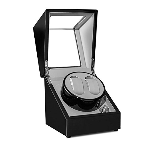 Preisvergleich Produktbild Premium Uhrenbeweger Uhrendreher Automatikuhr flüsterleise 4 Drehmodi große Sichtfenster , #135