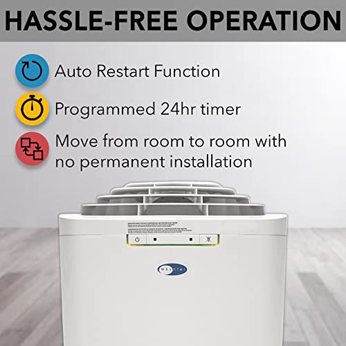 Whynter Arc-110Wd 11,000 Btu Portable Air Conditioner With Dehumidifier And Fan For Rooms Up To 350 Sq Ft, Includes Activated Carbon Filter And Storage Bag, White #TOP2