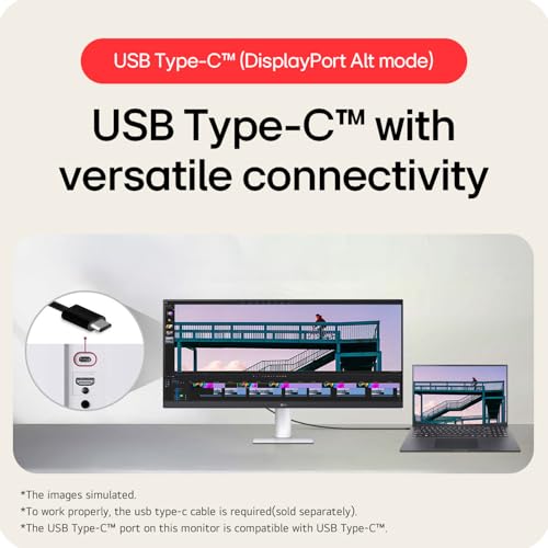 Image of LG 29U531A Smartchoice 73 cm (29 Inch) UltraWide WFHD (2560x1080) IPS Monitor, 100Hz, 5ms(GtG), Anti-Glare, HDR10, 3-Side Virtually Borderless, HDMI, DP, USB-C, Speakers, Tilt Adjustable (Black)