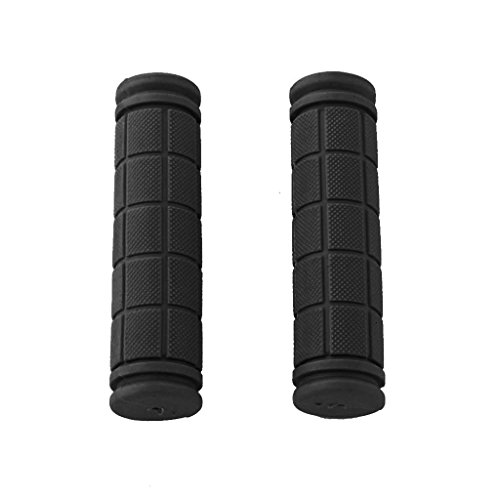 P Prettyia 1 Paire Couverture de Poignée de Guidon en Caoutchouc Antidérapant 25mm pour Vélo Noir Cover