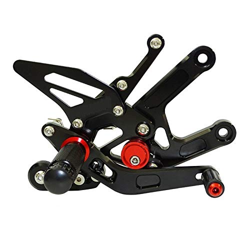Poggiapiedi regolabili CNC con tutte le regolazioni compatibili per Yamáha YZF-R6 R6 R6R 2006-2020