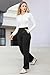 Bamans Womens Dress Pants Flare Leggings Work Office Pants Wide Leg Slacks High Waist Bootcut Business Trousers Black X-Small 28