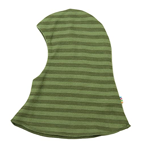 Joha Baby Kinder Jungen Mädchen Schalmütze Merino-Wolle, Größe:50, Farbe:Green Stripe