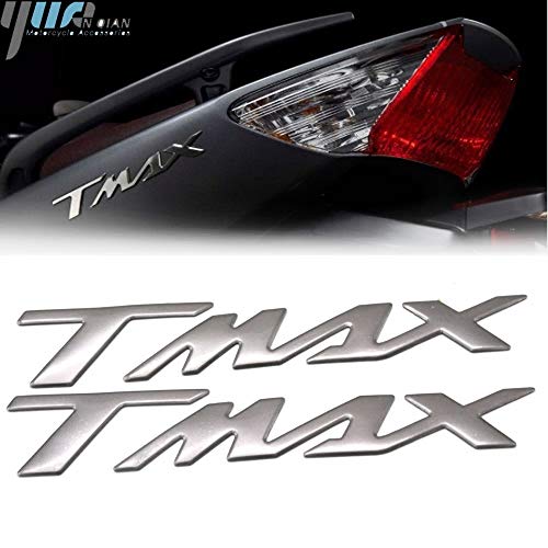 [Lot de 2] Hirondelle Bleue® Autocollant Stickers 3D Compatible avec TMAX pour Scooter Yamaha TMAX T-MAX, Produit expédié depuis la France, Livraison Gratuite Cover