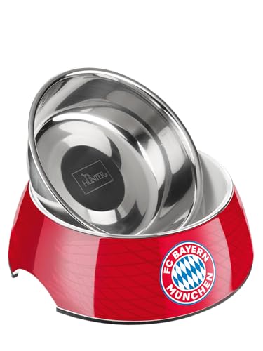 Hunter FC Bayern München Melamin-Napf, Futternapf, Trinknapf, 160 ml, rot