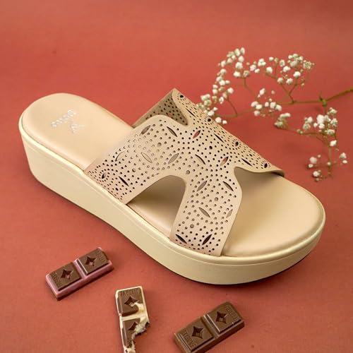 Image of YOHO Comfortable Wedges For Women | Latex Cushioning | Stylish & All Purpose | Vibrant Color | Travel Friendly | Modern Design